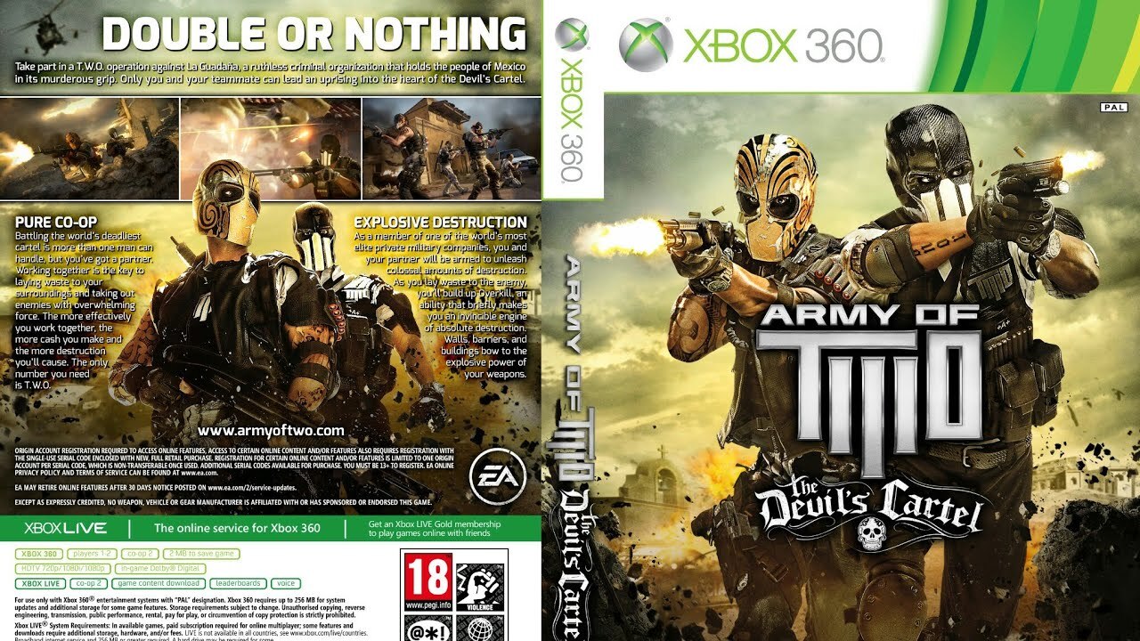 Army Of Two Xbox Купить