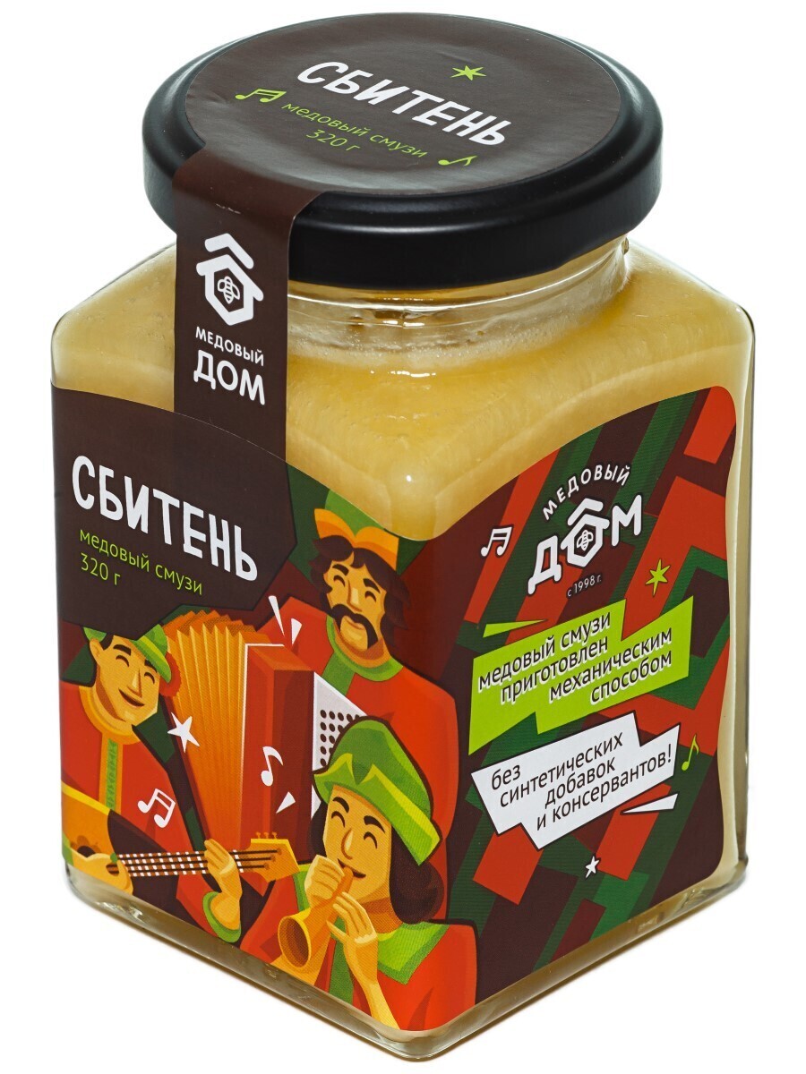 Медовый смузи Сбитень "Медовый дом", стекло, 320 г. — купить в интернет ...
