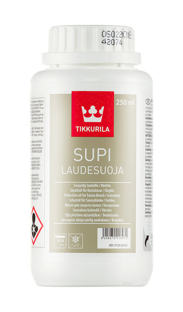 Масло для полков алкидное tikkurila supi laudesuoja