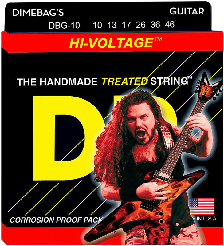 DR Dimebag Darrell DBG-10 Medium (10-46) струны для электрогитары