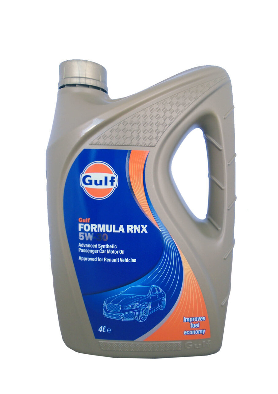 Моторное масло GULF Formula Rnx 5W-30 Синтетическое 4 л - купить в ...