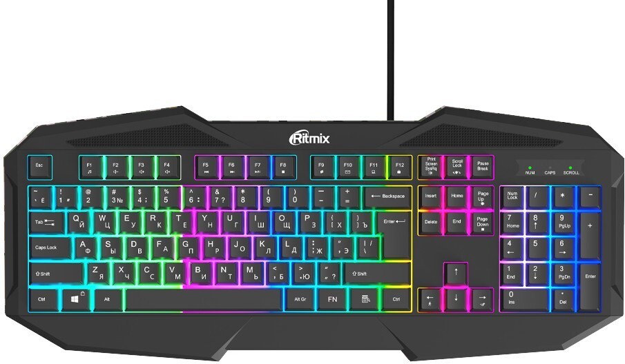 Мембранная клавиатура Ritmix RKB-550 купить по низкой цене: отзывы ...