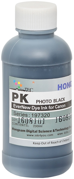 ЧернилаDCTecводорастворимыеCanoniPF670EverNewPhotoBlack(фоточерный)200мл