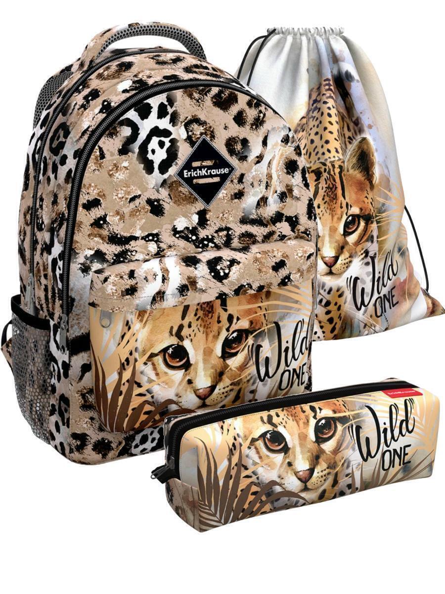 Школьный рюкзак Erich Krause (Эрих Краузе) EasyLine 20L Wild Cat с ...