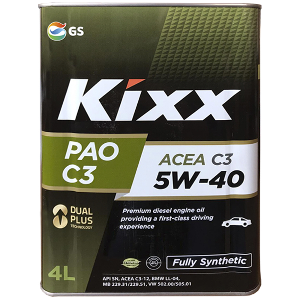 Kixx pao 5W-40 Масло моторное, Синтетическое, 4 л