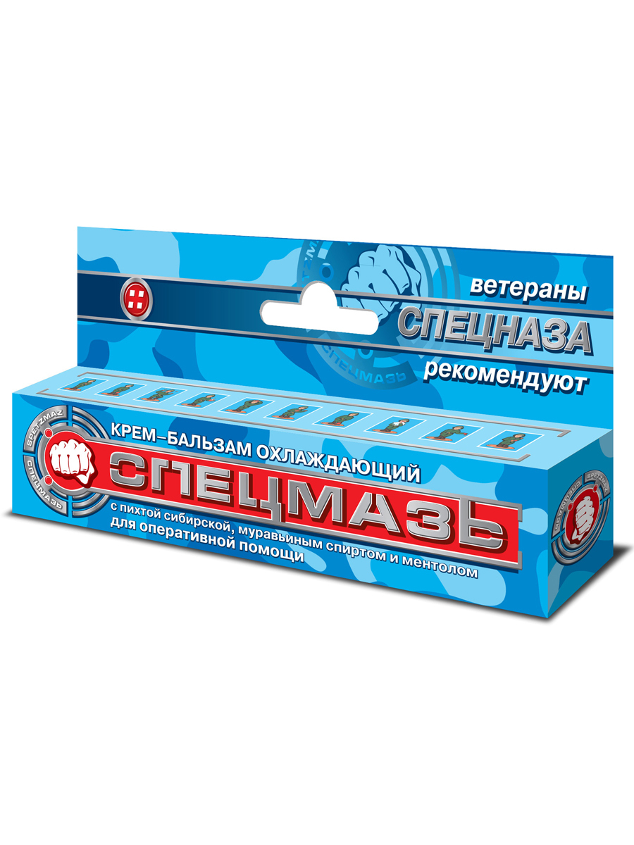 Крем-бальзам охлаждающий Спецмазь SPETZMAZ BRAND 44 мл — купить в ...