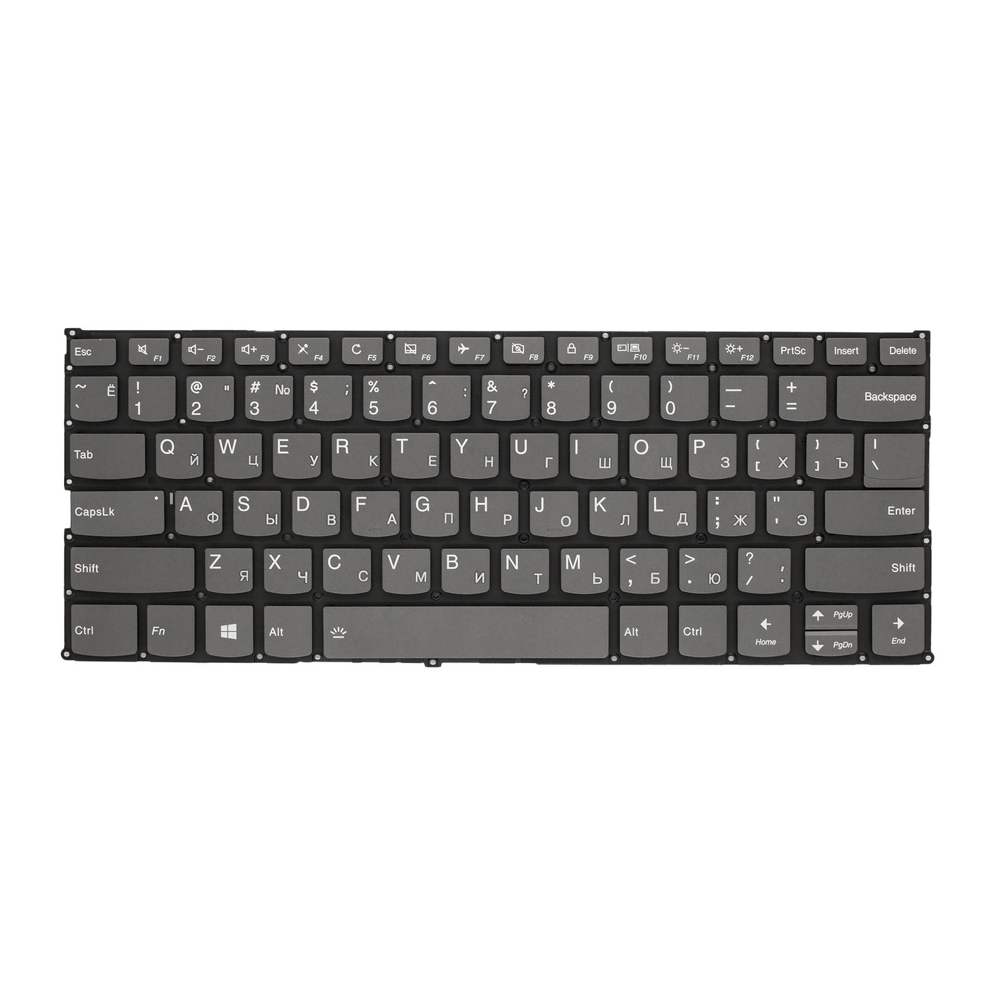 Клавиатура с подсветкой для Lenovo IdeaPad 530s-14ARR / 530s-14IKB /  530s-15IKB / Yoga 530-14ARR / 530-14IKB / 730-13IKB / 730-13IWL / 730-15IKB  / 730-15IWL / C740-14IML / ThinkBook 14-IIL / ThinkBook 14-IML -