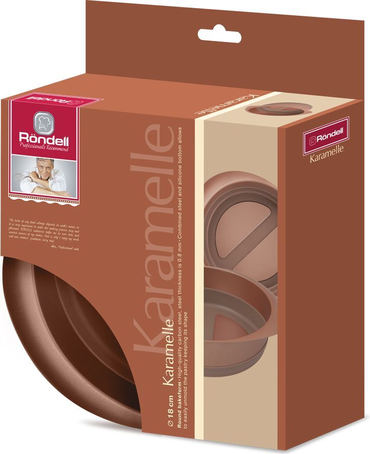 Форма для выпечки Rondell "Karamelle", диаметр 18 см - купить по низкой ...