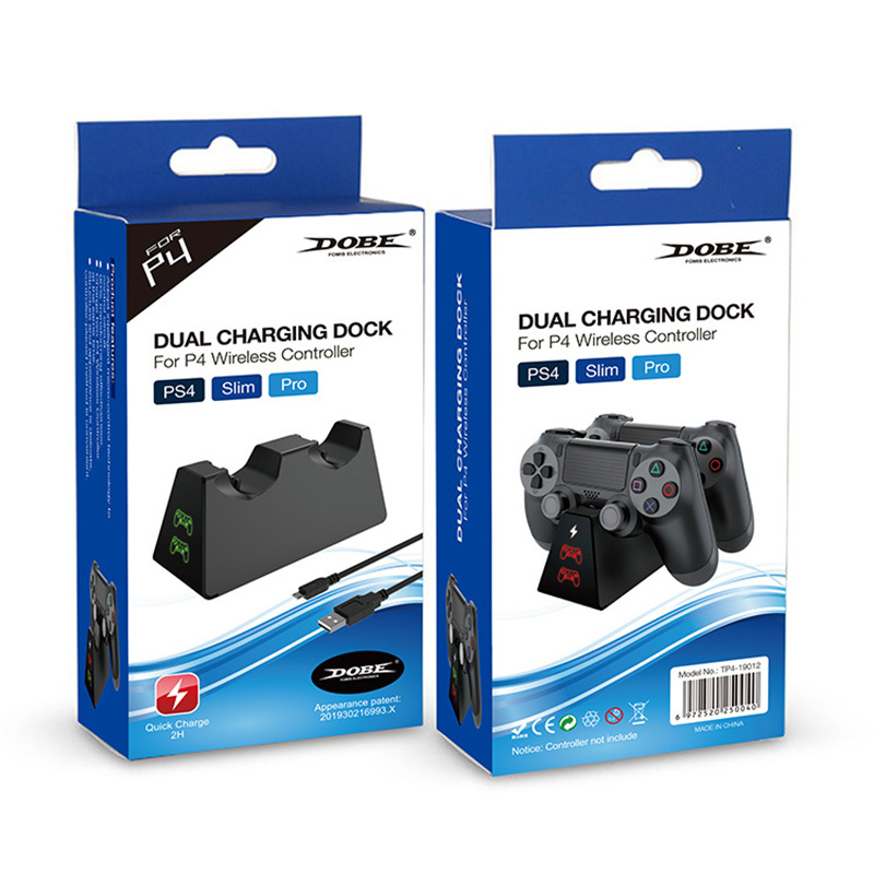 Dobe Dual Charging Dock PlayStation 4 (Black) купить по выгодной