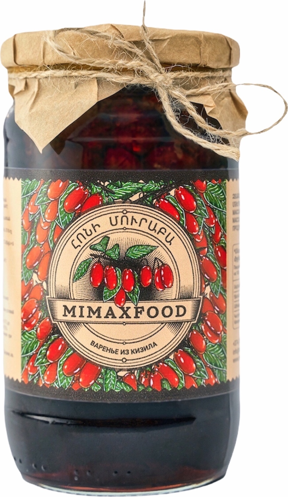 MIMAXFOOD Варенье Кизиловое, 450 г — купить в интернет-магазине OZON с ...