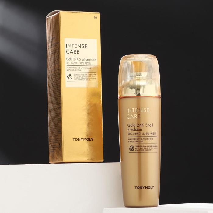 Intense care gold 24k. Набор Tony Moly intense Care Gold 24k Snail Skin Care Set. Intense Care Tony Moly. Улиточная эмульсия, Snail Care, 120 мл.