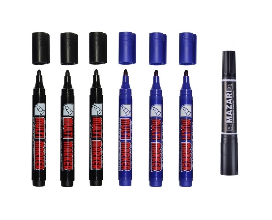Маркер перманентный multi marker. Круглые маркеры.