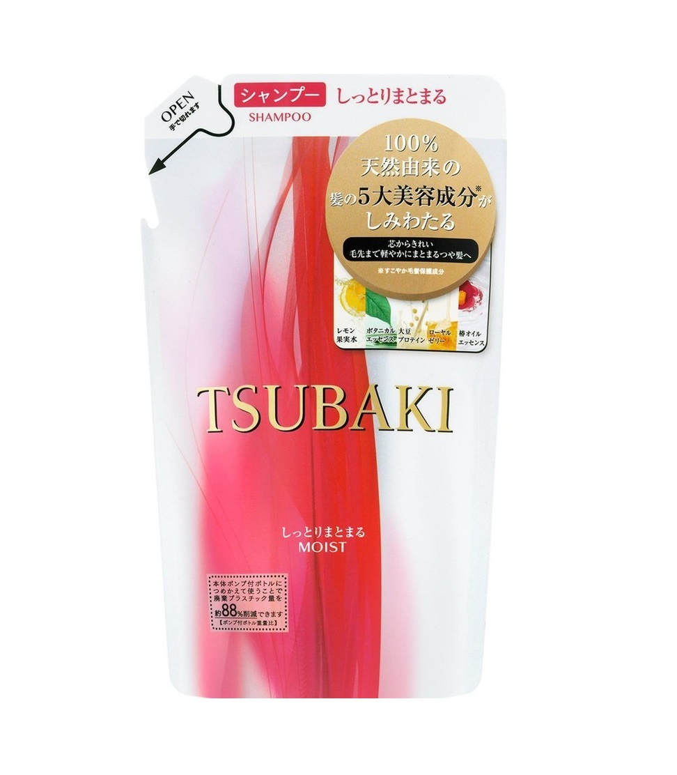 Tsubaki Кондиционер для волос Moist увлажняющий, с маслом камелии ...