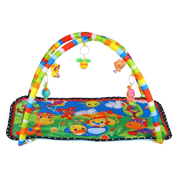 Детский развивающий коврик Baby Game Blanket с весёлыми зверятами