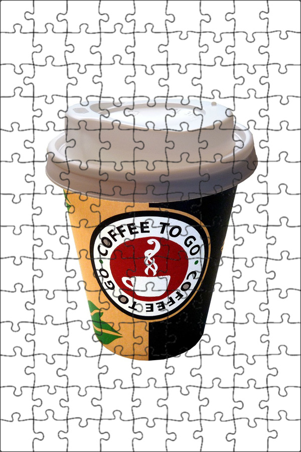 A cup of coffee to go
