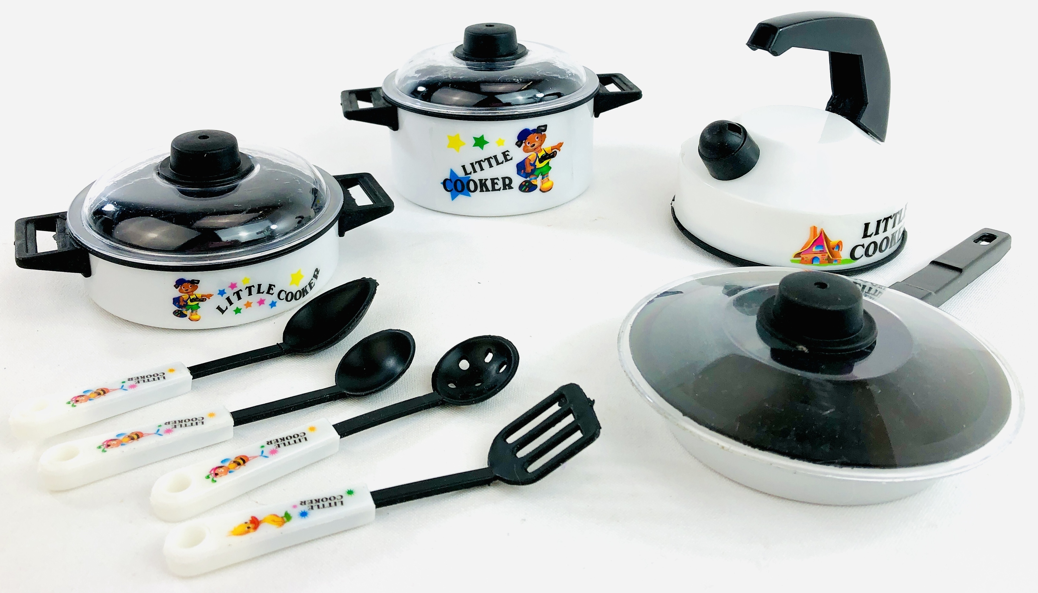 Детский игровой набор посуды 126 Little Cooker, 11 предметов: кастрюли ...