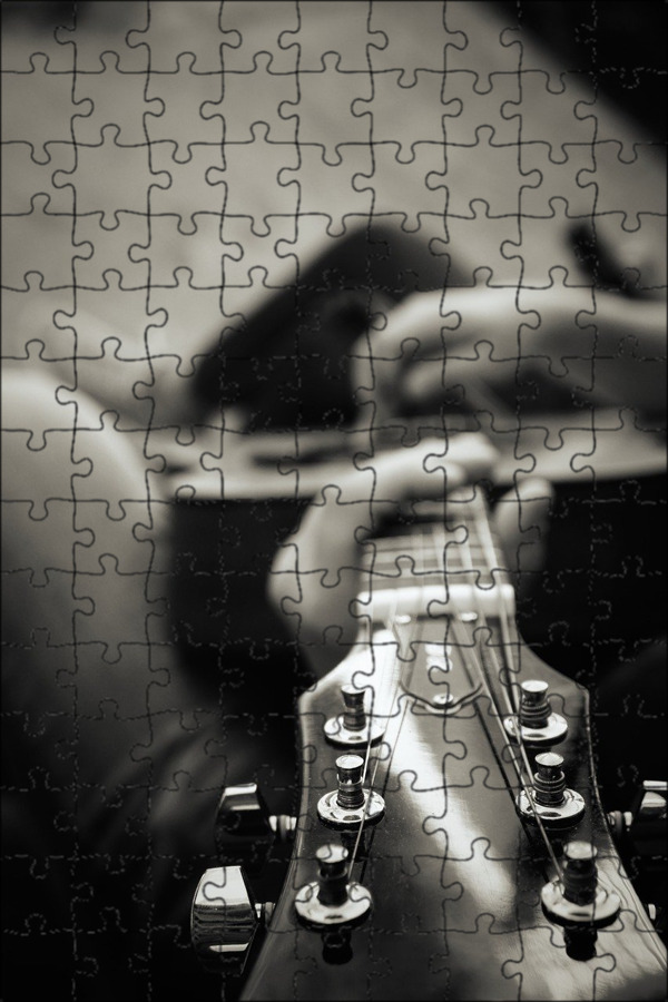 Puzzle music. Пазл гитара.