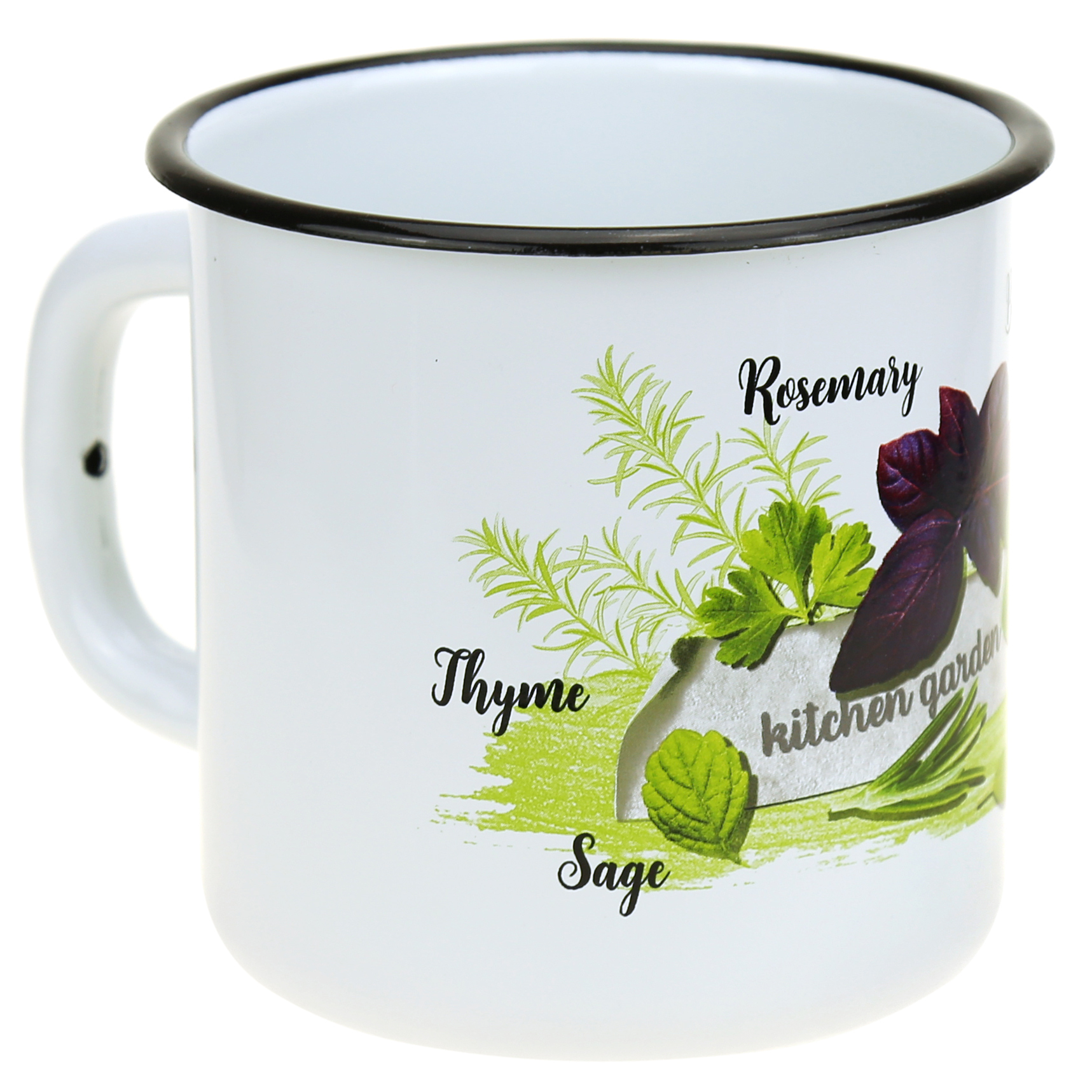 Кружка Эмалированная Белая Купить