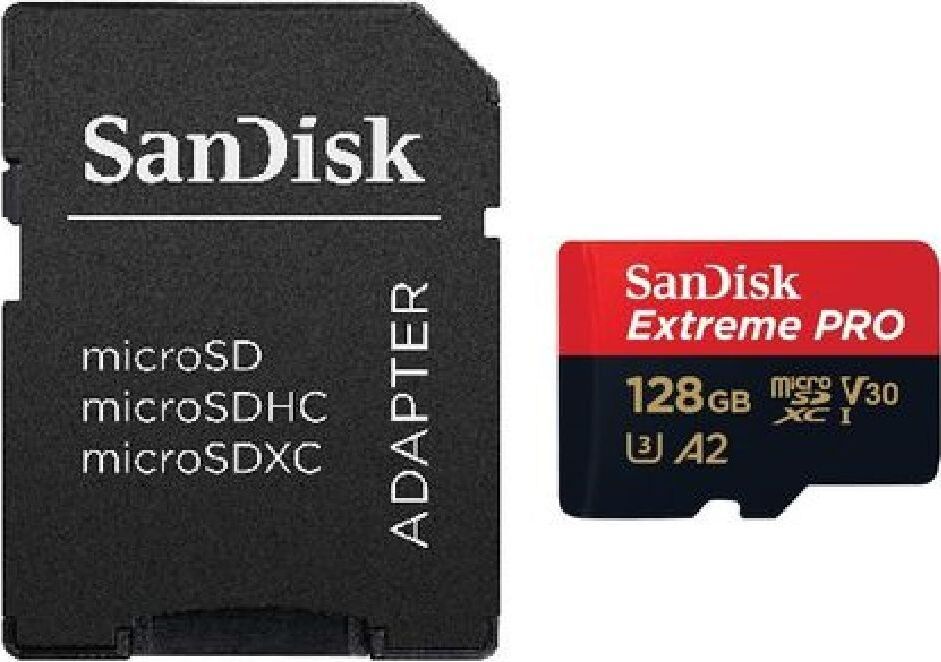 Карта памяти microsd sandisk 128gb extreme pro