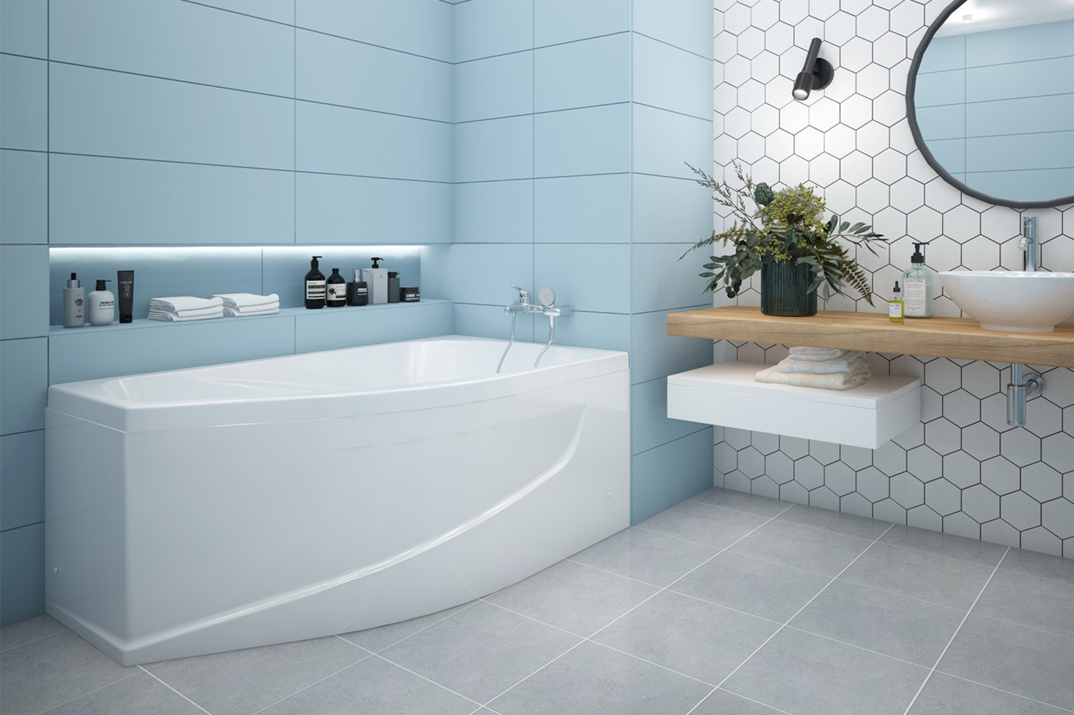 Характеристики Экран для акриловой ванны VENTA 1500 универсальный ...