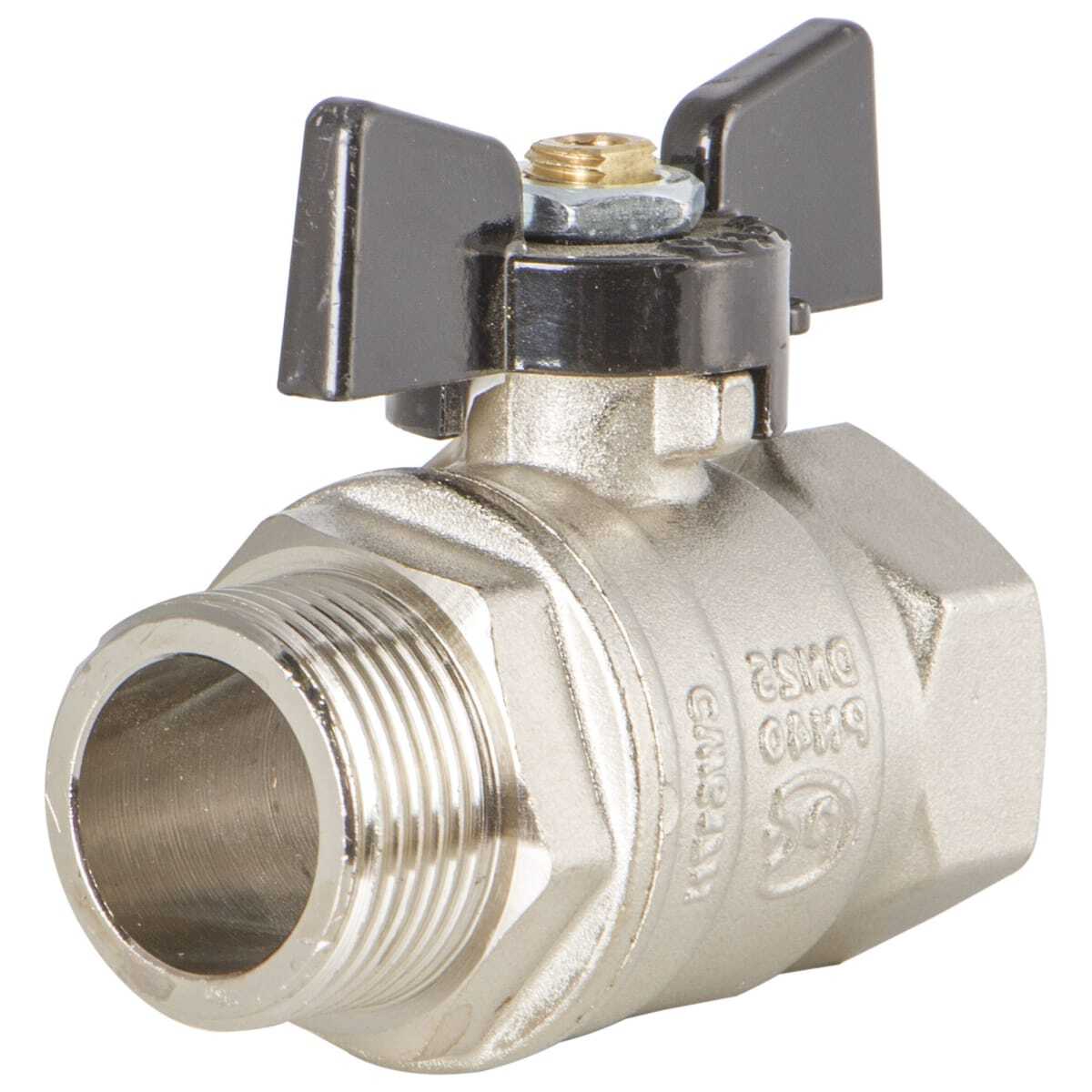 Кран шаровый 1\" внутренняя-наружная резьба - купить по низкой цене в ...