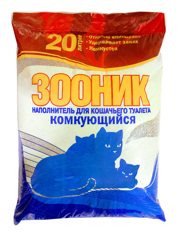 Зооник Наполнитель комкующийся, 20 л — купить в интернет-магазине OZON ...