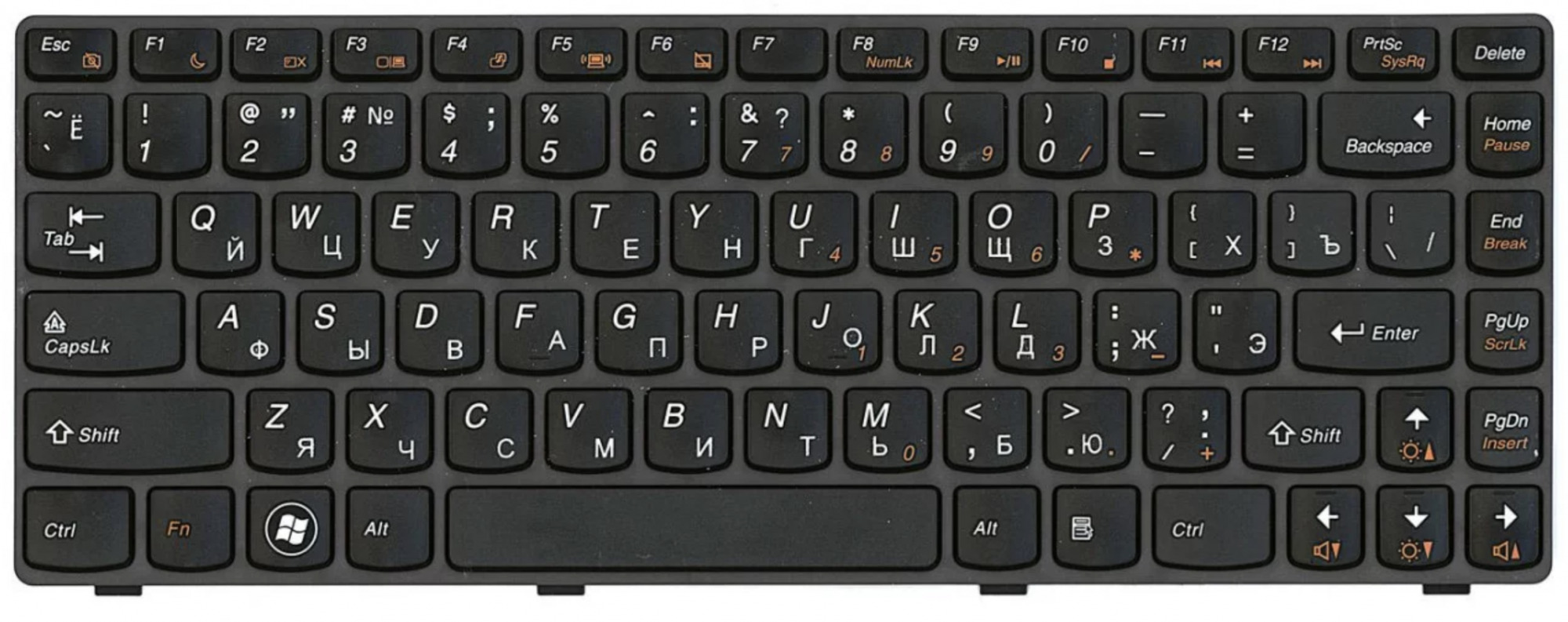 Клавиатура для Lenovo z780