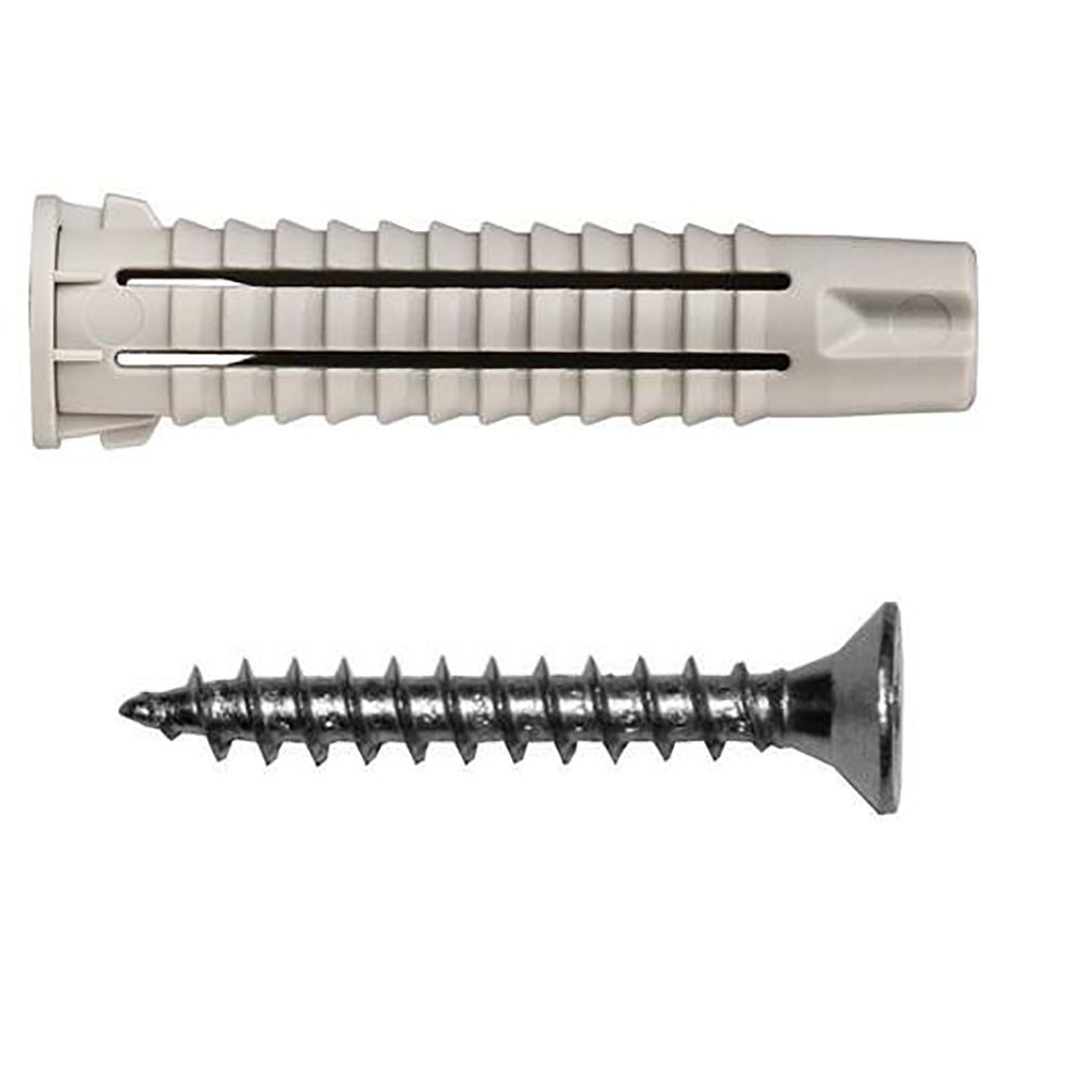 Виды дюбелей для стен