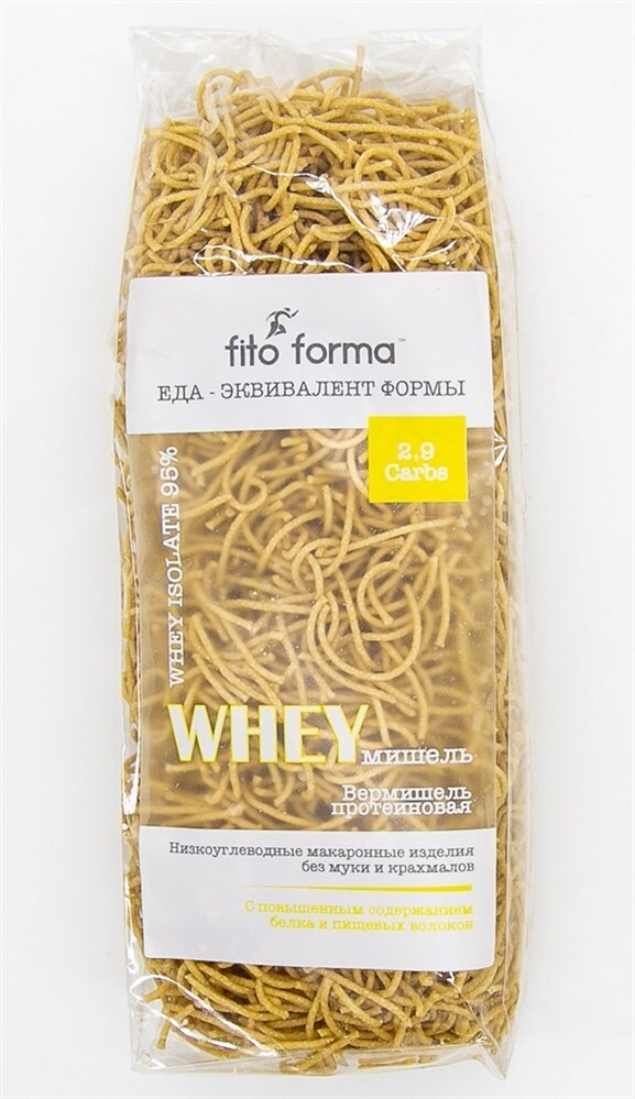 Fito Forma Макароны протеиновые WHEYpasta Вермишель, 160 г — купить в ...