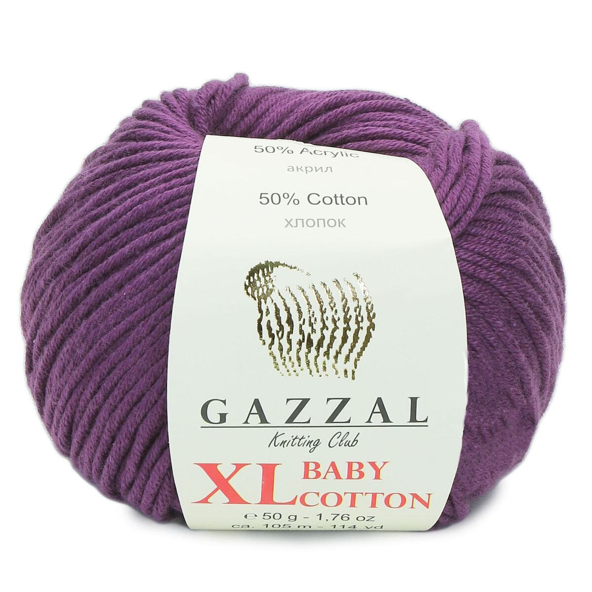 Gazzal baby xl. Пряжа Gazzal Baby Cotton XL. Gazzal Baby Cotton XL палитра. Gazzal Baby Cotton 3441. Gazzal Baby Cotton 225 м 50 гр.