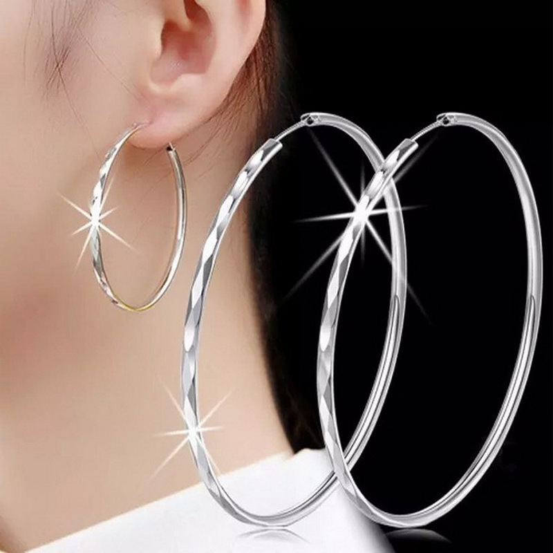 Серьги кольца Ozon