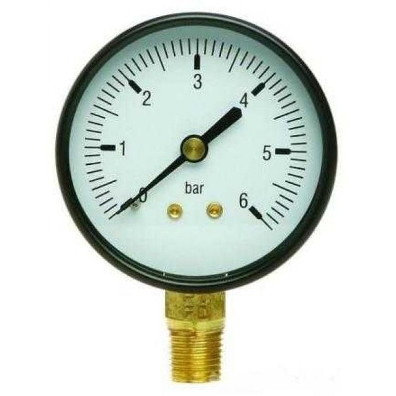 Манометр радиальный для водоснабжения 6 атм PGR-6 - купить в интернет ...
