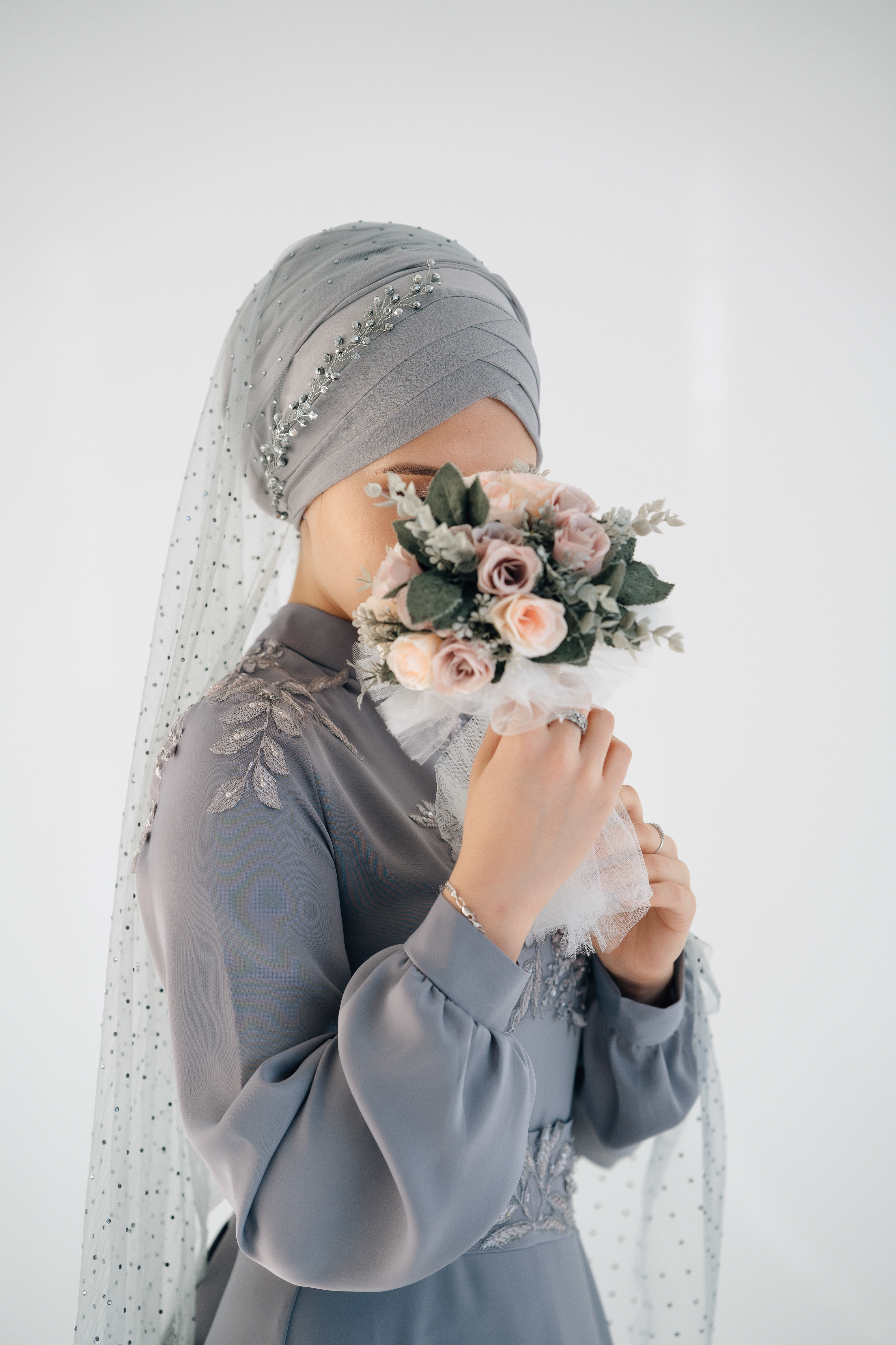 Платок на никах для невесты