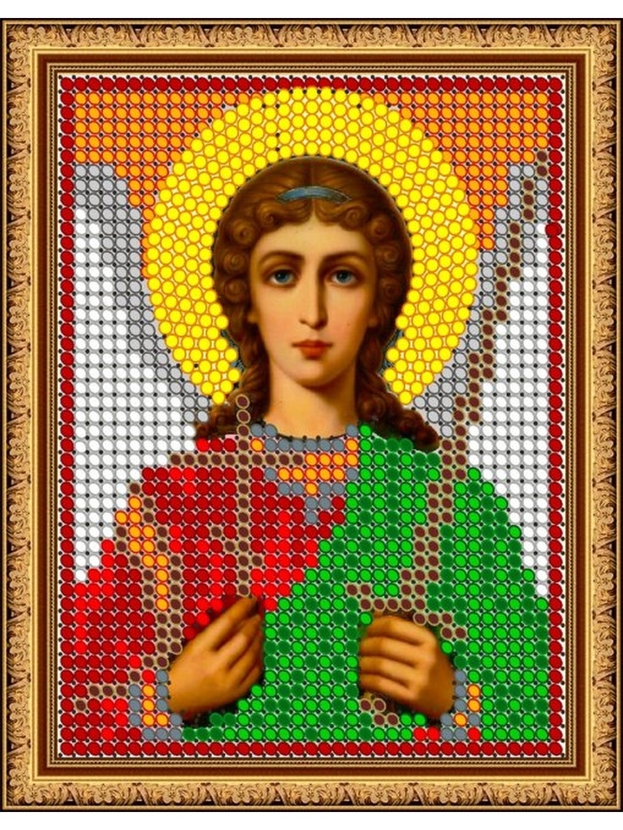 св ам. св ам. купе св и001. вышивка бисером иконы ксении петербургской. св ам.