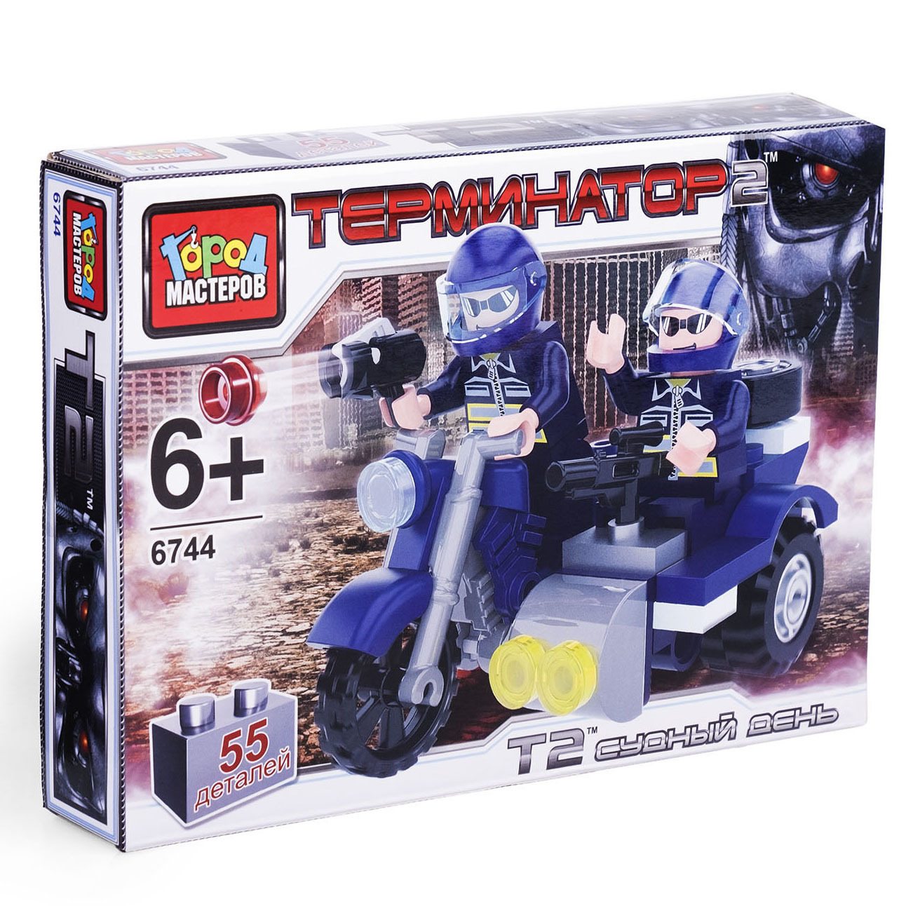 Конструктор, Терминатор Мотоцикл с коляской, Город мастеров - купить с ...