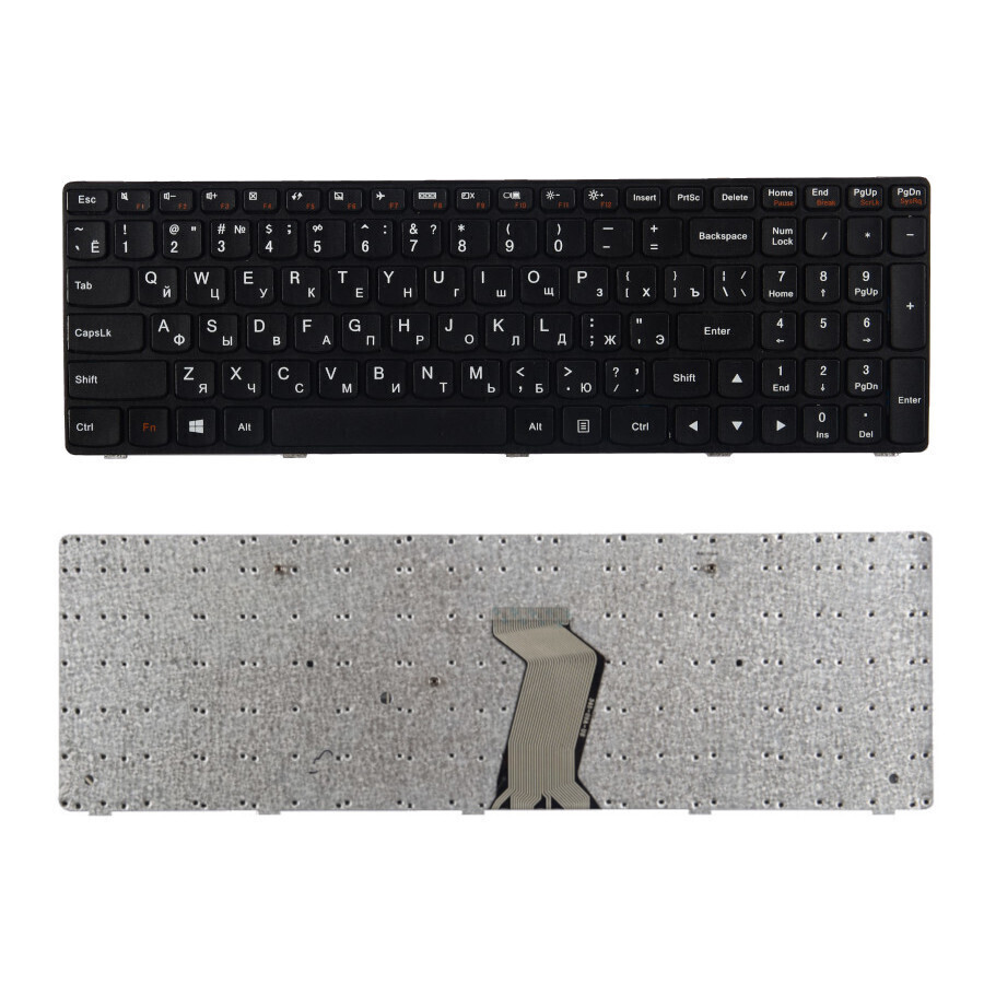 КлавиатурадляLenovoG500G505G700G510G710G505A,T6G1-RUG50-RU25214796,чёрная