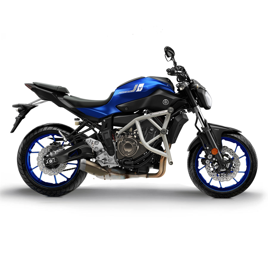 Yamaha MT 07 посадка