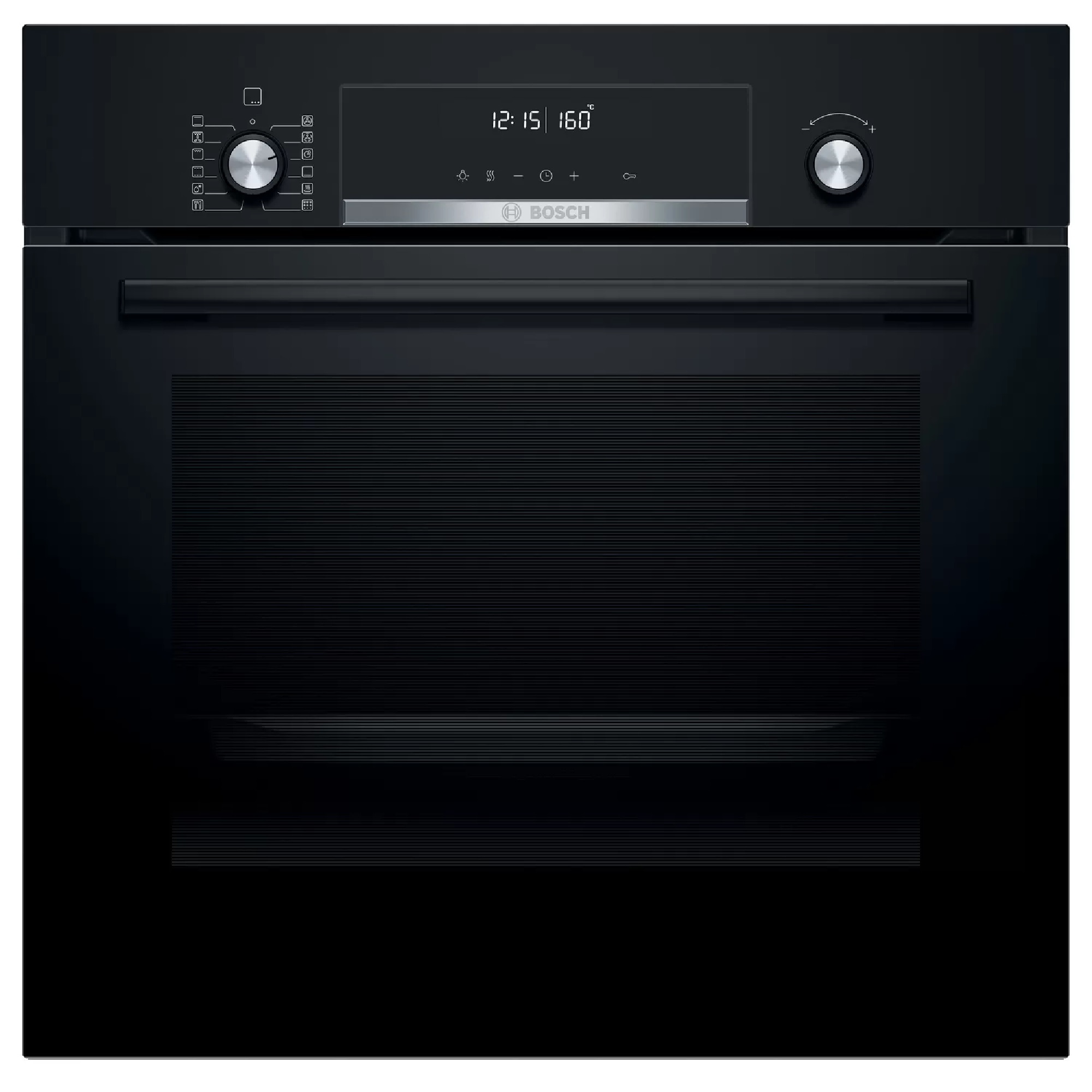 Встраиваемый электрический духовой шкаф bosch hij517yb0r black