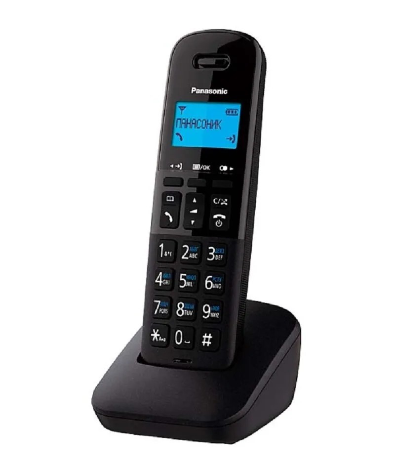 Радиотелефон DECT PANASONIC KX-TGB610RUB, черный