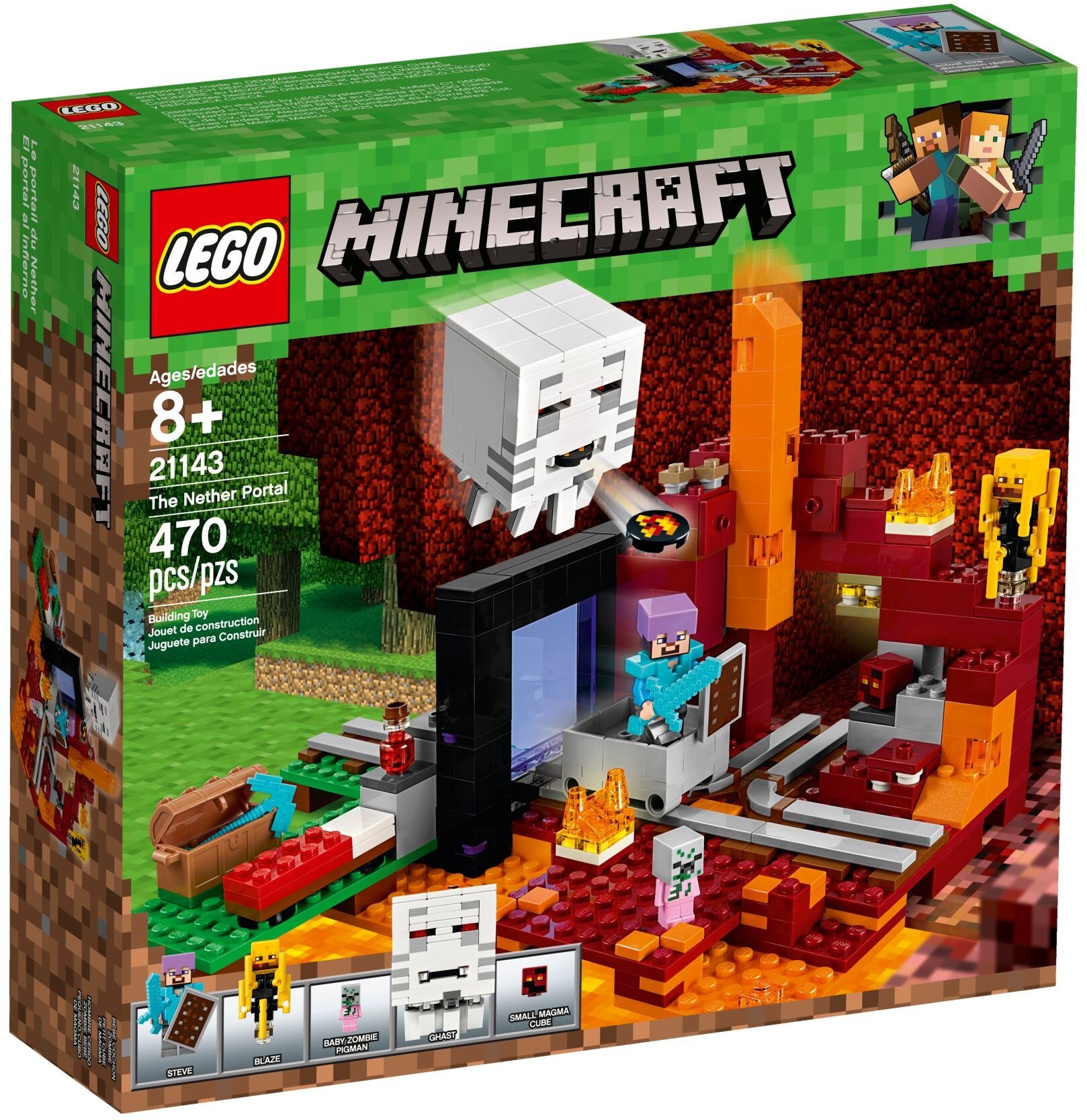 Lego Minecraft Портал в Ад