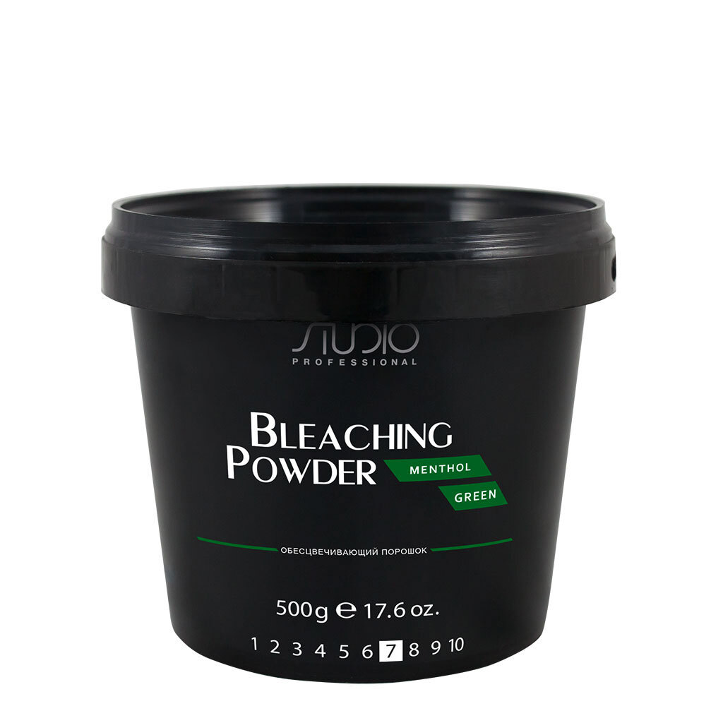 STUDIO PROFESSIONAL Пудра BLEACHING POWDER для осветления волос, ментол, 500 гр.