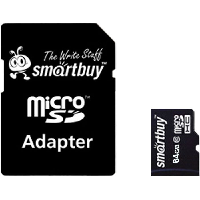 Карта памяти micro sdxc 128gb smartbuy class 10 uhs i