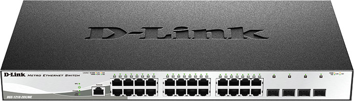 Коммутатор D-Link DGS-1210-28X/ME/B1A 24G 4SFP+ управляемый