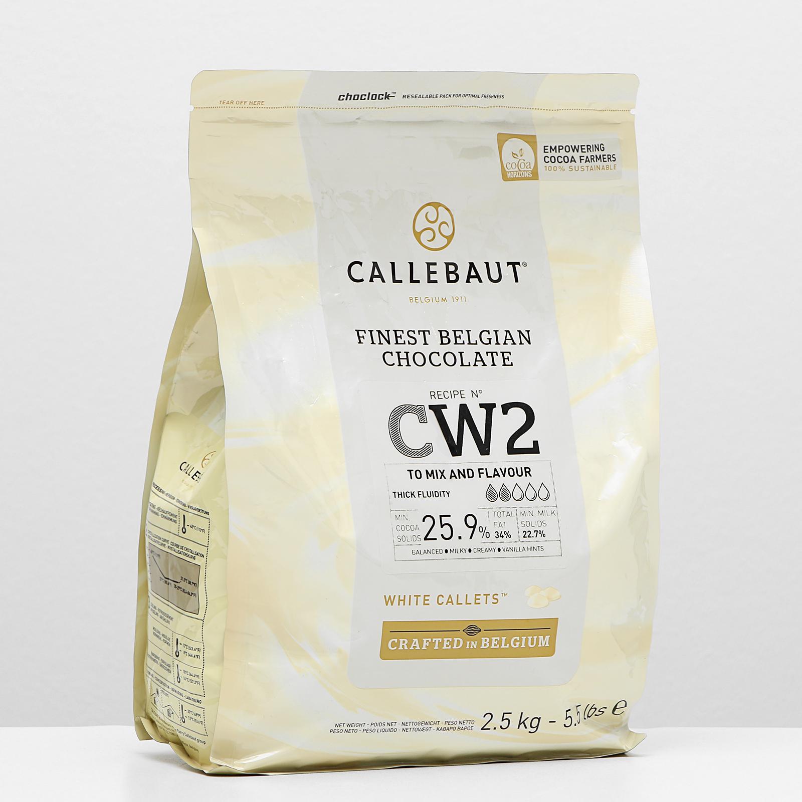 Купить Белый Шоколад Callebaut 2.5 Кг