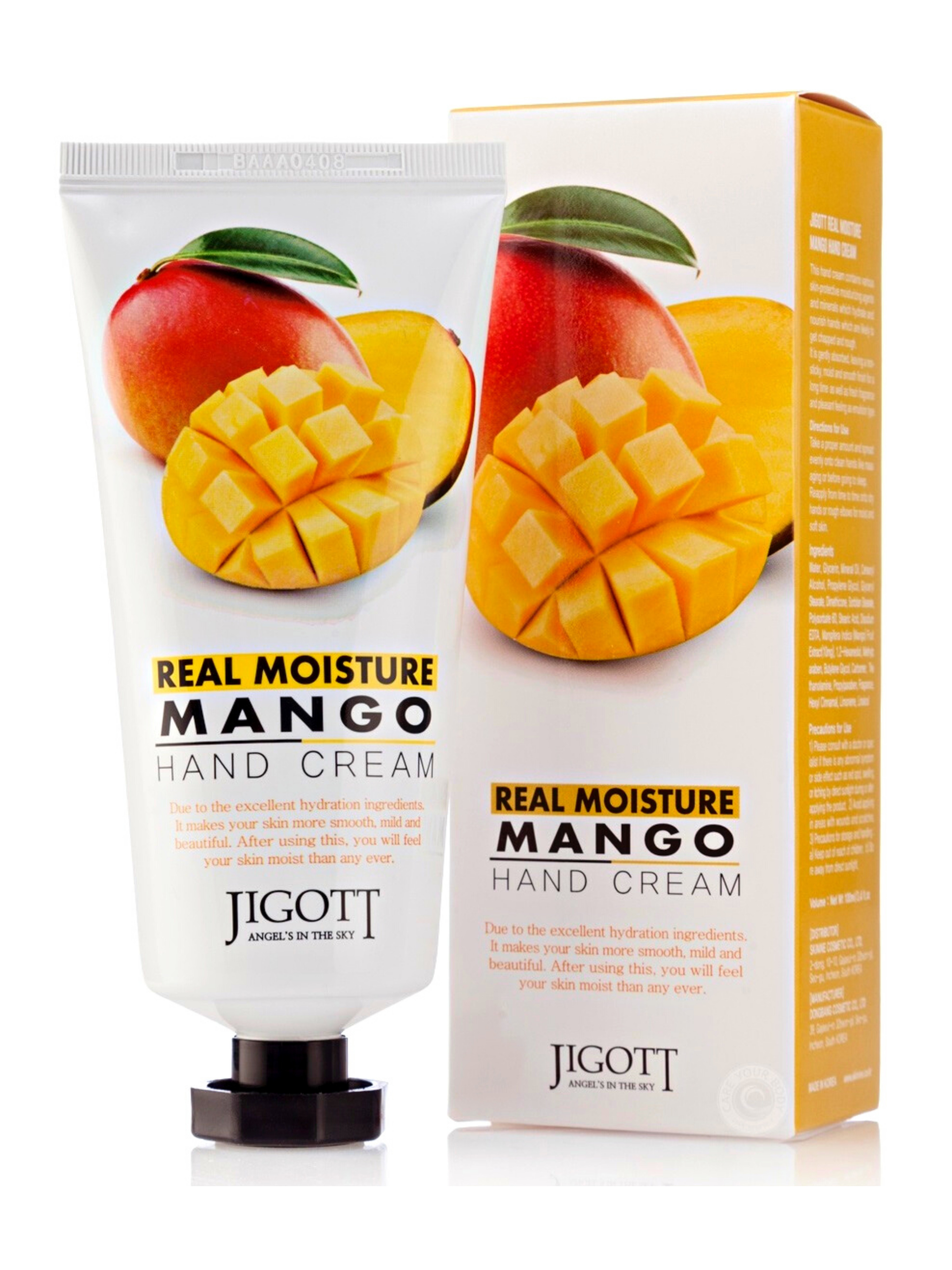 рук <b>увлажняющий</b> от JIGOTT Real Moisture <b>MANGO</b> Hand Cream содержит в составе...