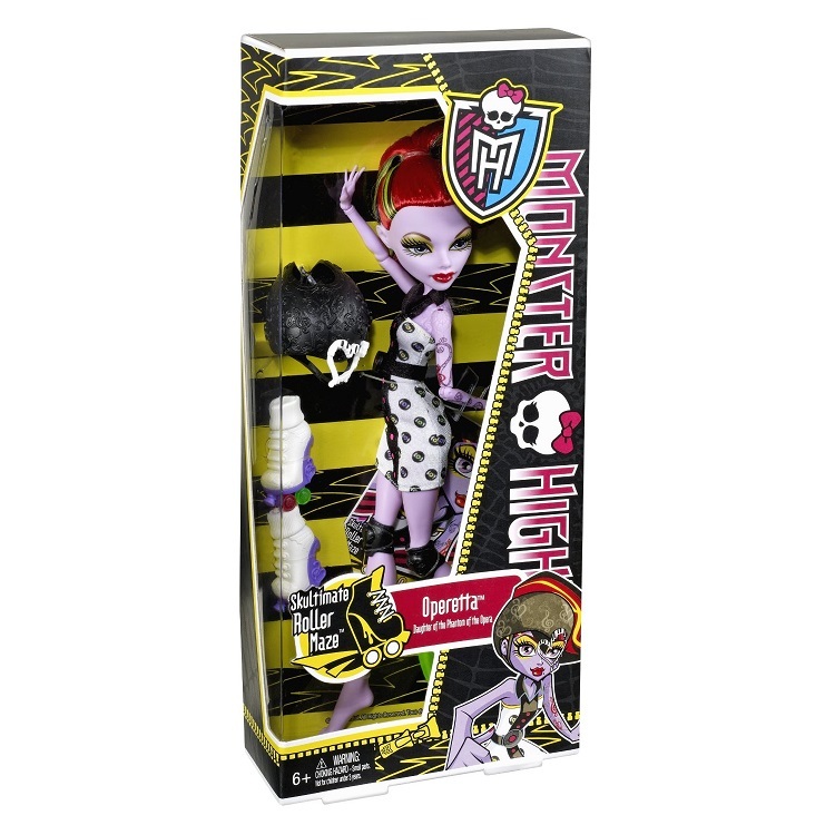 MonsterHighMattelКуклаОпереттаизсерииНароликах,МонстрХай