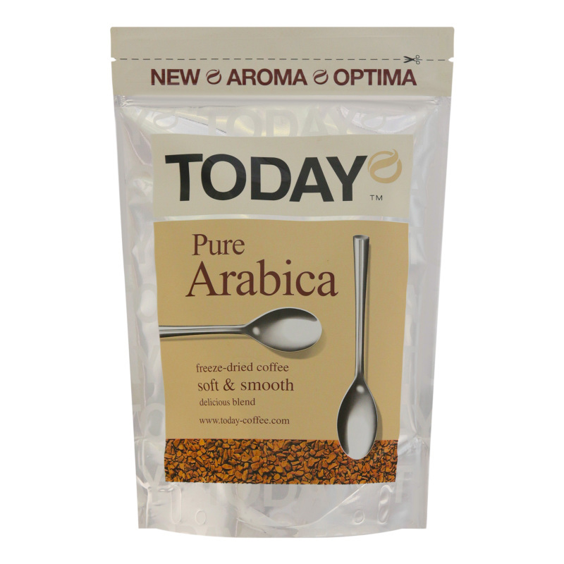 Кофе Тудей Арабика растворимый. Кофе today Pure Arabica. Today Pure Arabica 150г пак. Кофе растворимый today Green, пакет.