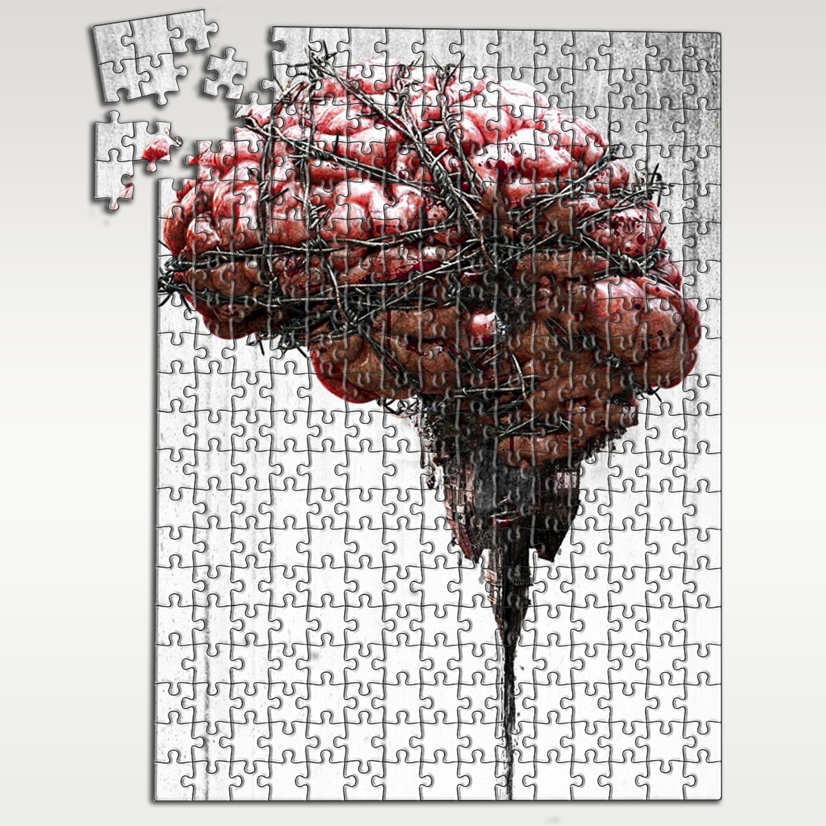 Evil puzzle. Постер 387 "отчаяние" 40х28 см. Пазл зла решение. Puzzle of Evil 3d for Print собранная.
