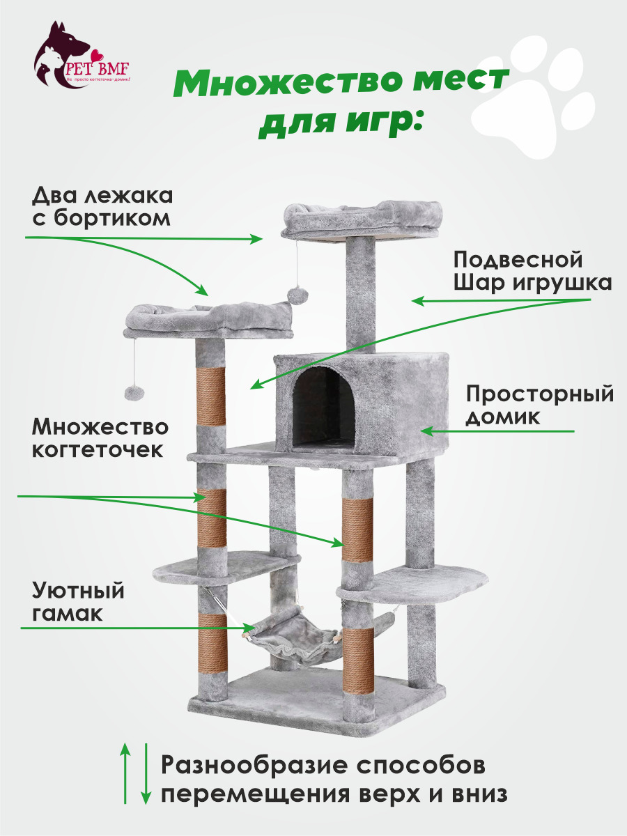 Домик для кошки с когтеточкой 