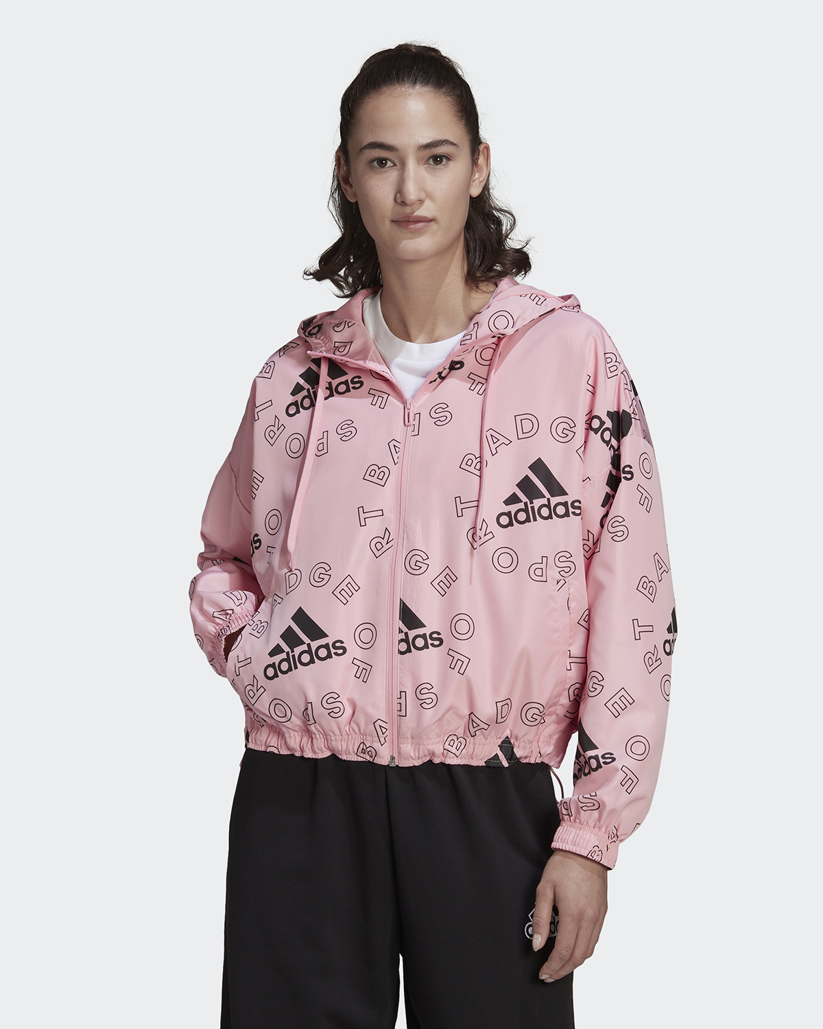 Pink adidas jumper best sale